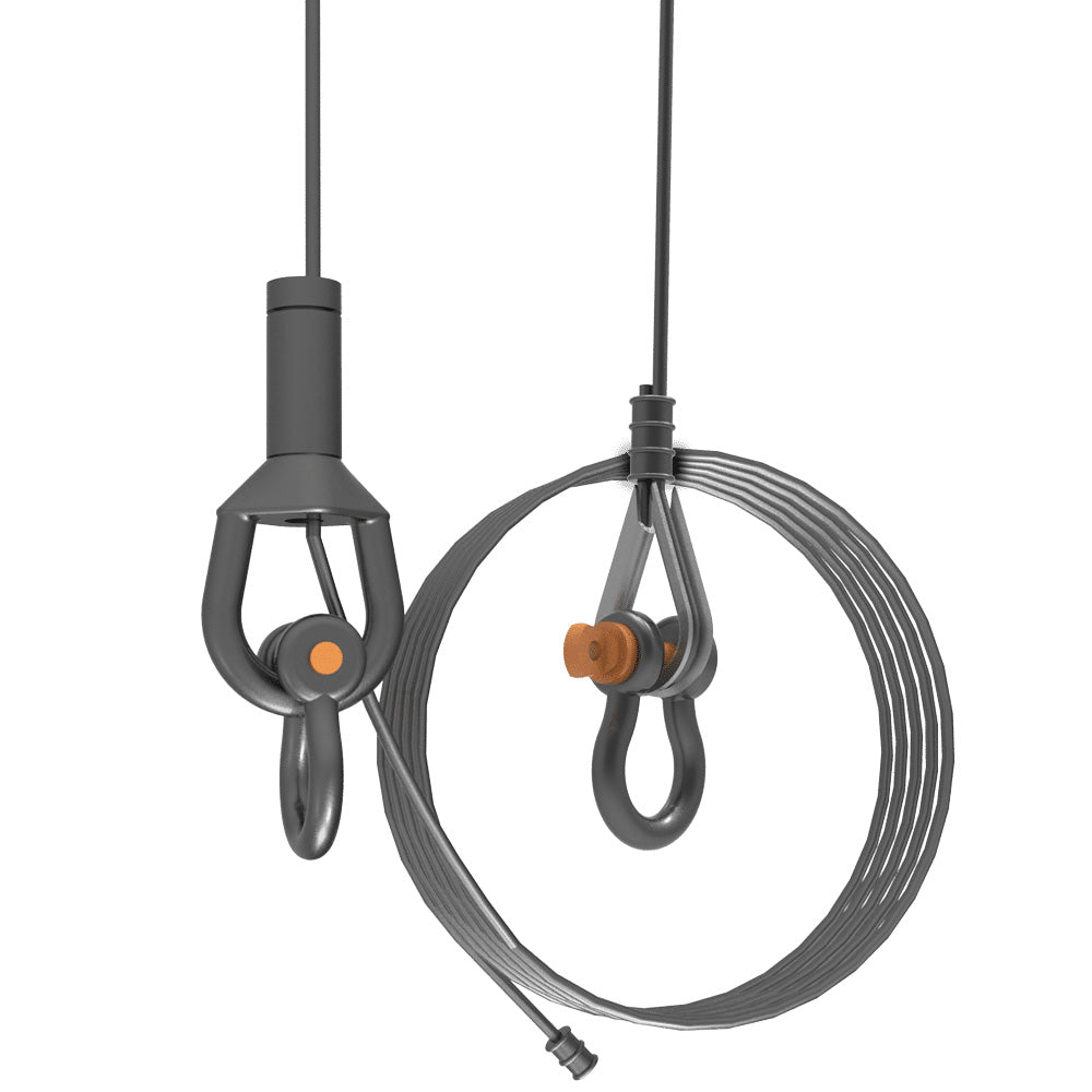 Adaptive Technologies CC-096-S - Steerables Series Adjustable Tilt and Coupler Cable (Silver)