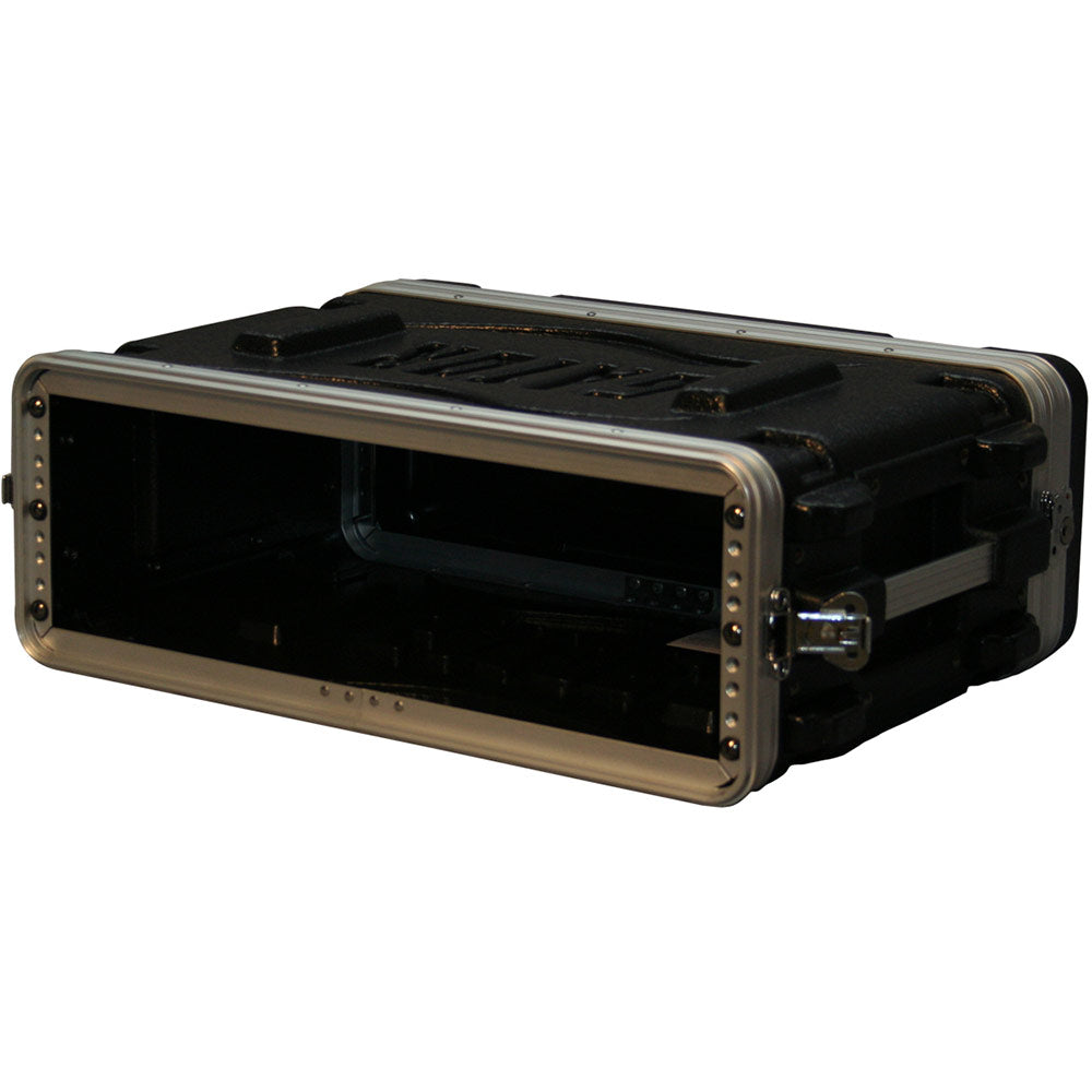 Gator GR-3S ATA 3-Space Shallow Polyethylene Rack with Front and Rear Rack Rails