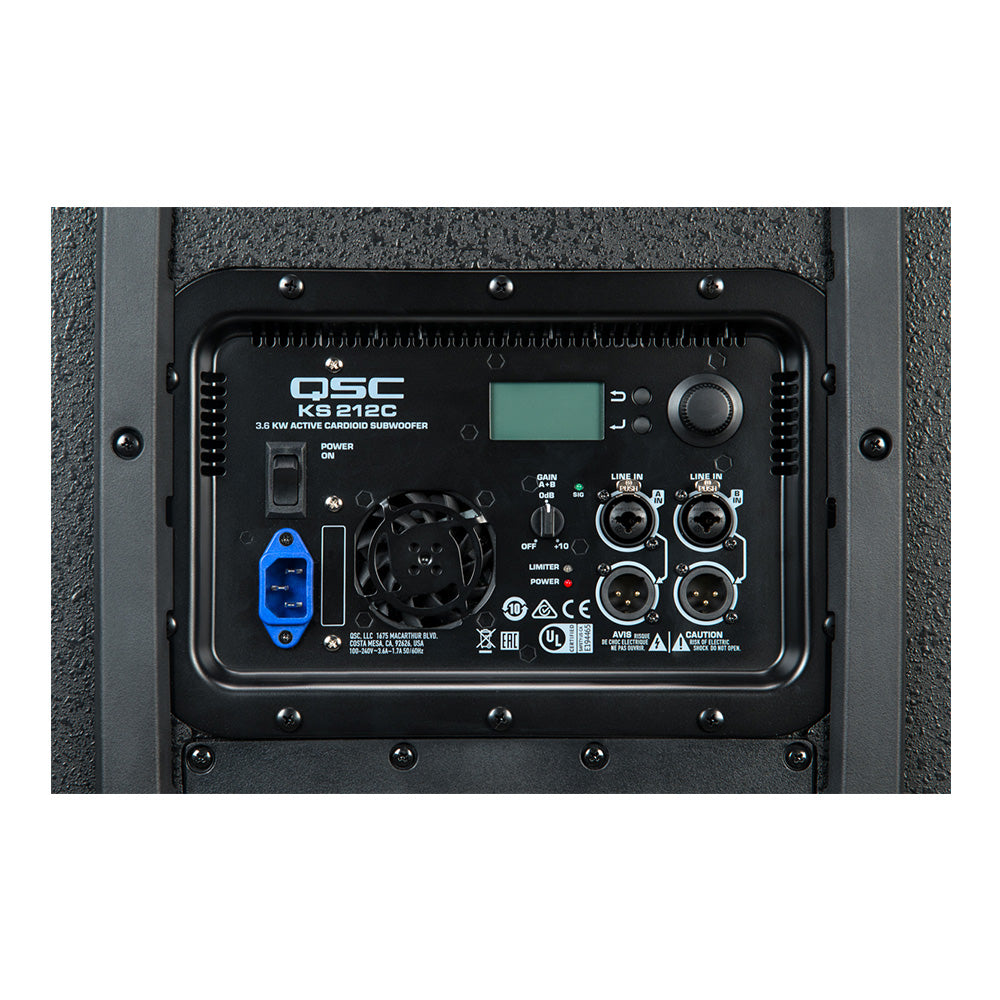 QSC KS212C - Active Dual 12-Inch Cardioid Subwoofer