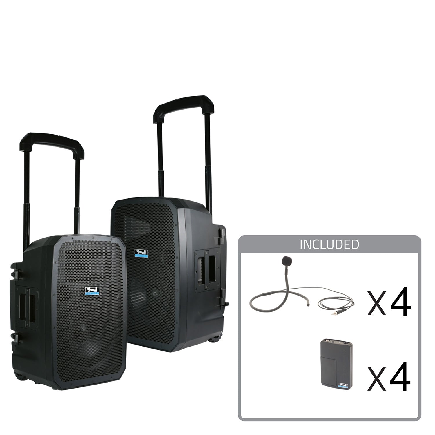 Anchor Audio Liberty 3 Hub Connect - Portable PA Package with 4x Wireless Collar Microphones