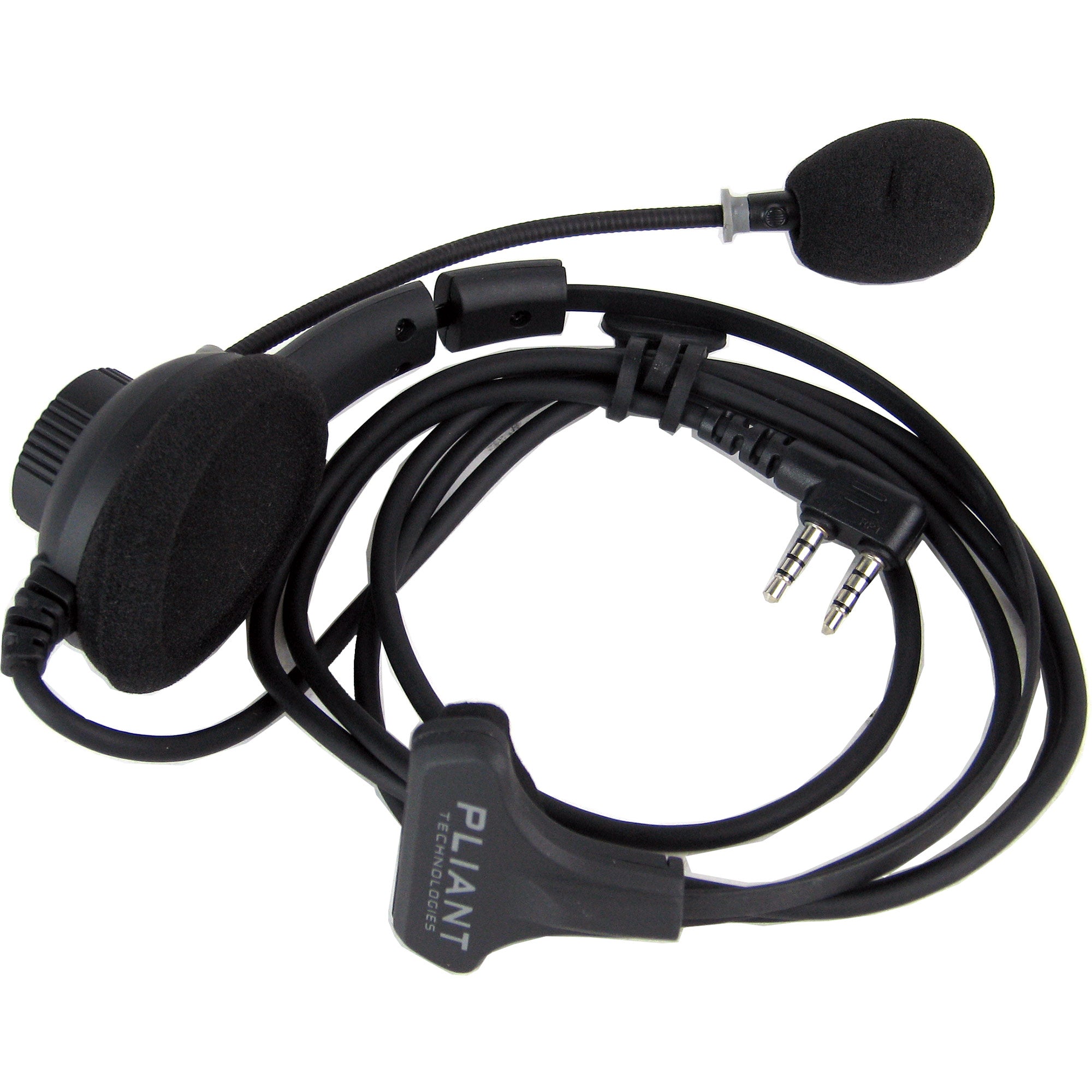 Pliant Technologies PHS-SB11LE-DM - SmartBoom Lite Single-Ear Headset for MicroCom Intercom - B-Stock
