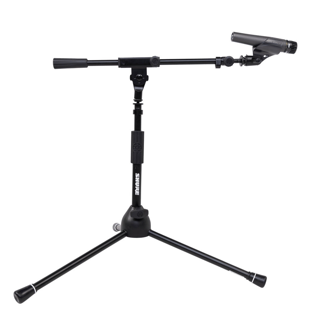 Shure SH-TRIPODSTANDLP - Low-Profile Tripod Mic Stand with Telescoping Boom