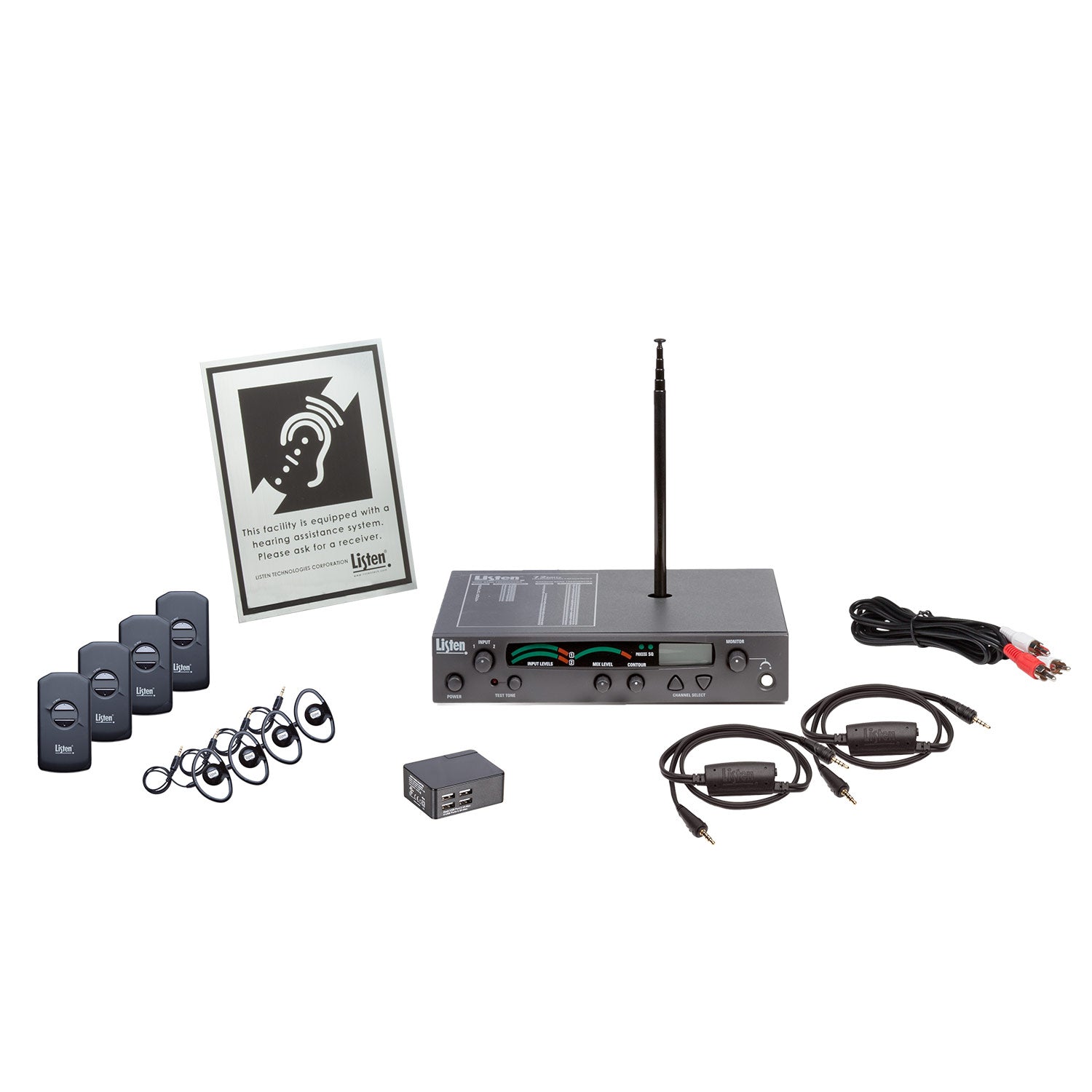 Listen Technologies LS-53-216 - Listen iDSP Prime Level I Stationary RF System (216 MHz)