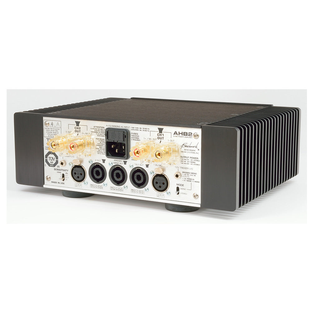 Benchmark AHB2 High Resolution Power Amplifier (Silver Rack Mount)