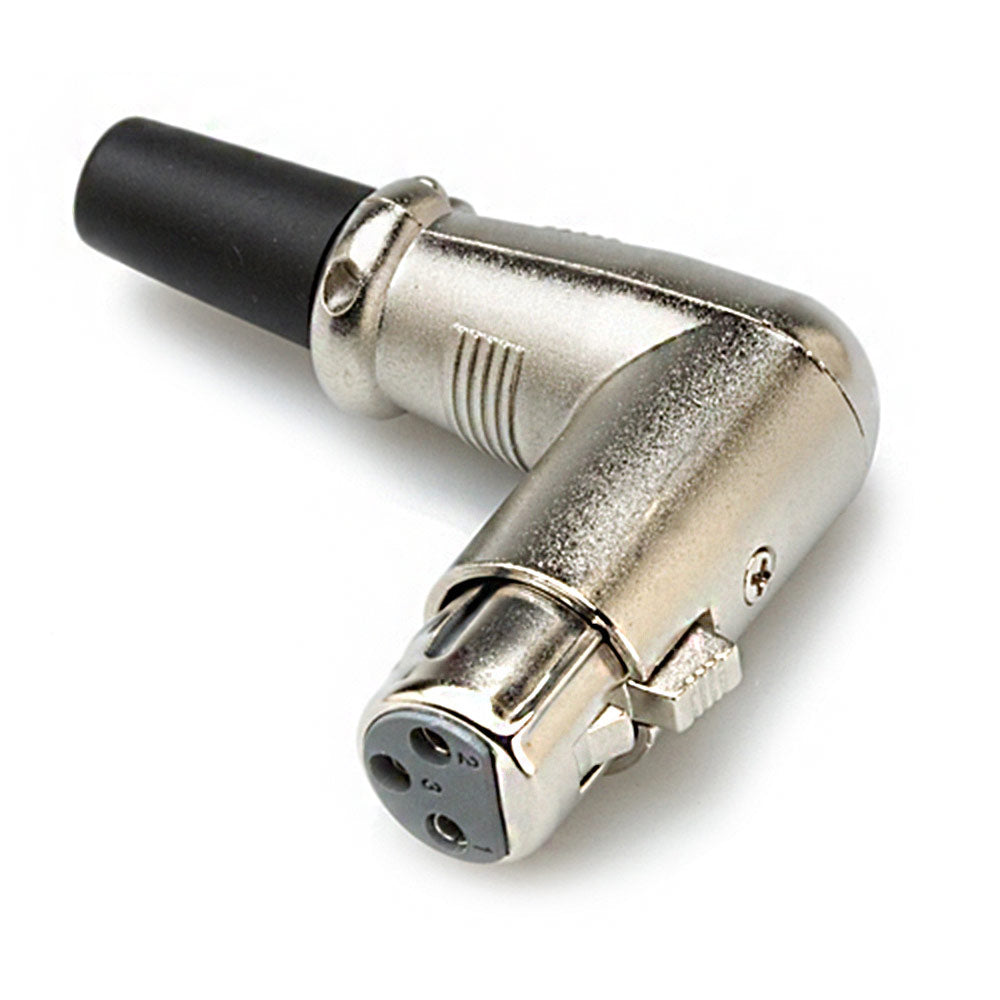 Hosa XRR-318F Connector - Right-Angle XLR3F