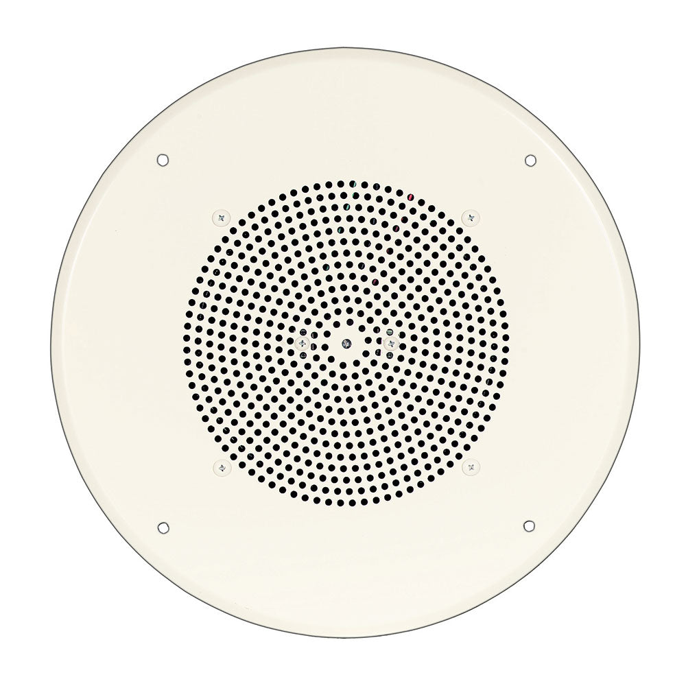 Bogen S86T725PG8U 8-Inch Ceiling Loudspeaker with Transformer/Recessed Volume Control/Off White Grille