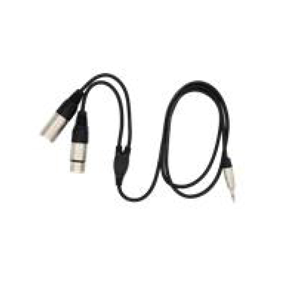 Pliant Technologies CAB-DUALXLR-3.5 - Dual 3.5mm DMG to XLR Male / XLR Female Split Cable