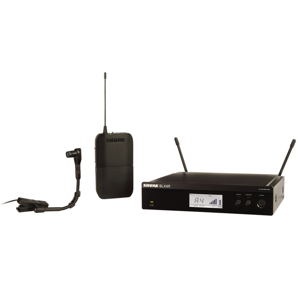 Shure BLX14R/B98 Wind Instrument Wireless System (J11 Band - 596-616 MHz)