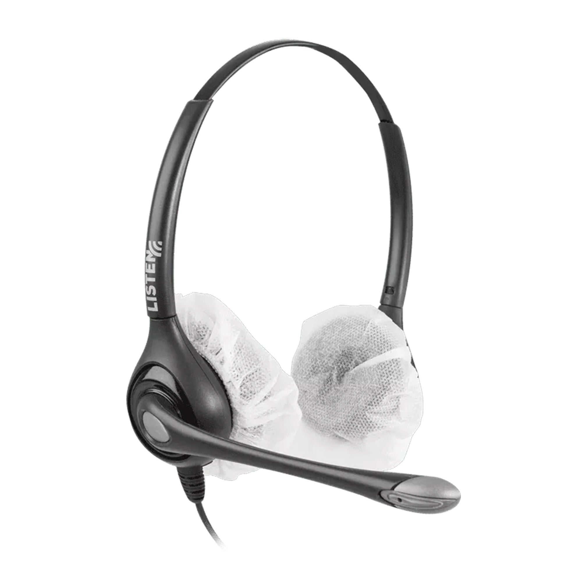 Listen Technologies LA-172 - Small Sanitary Covers for Stereo Headphones (Pack of 100)