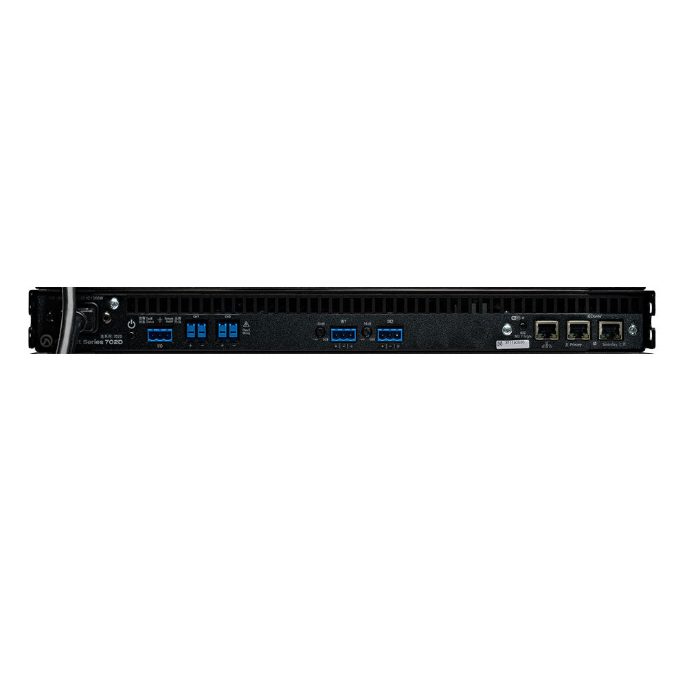 LEA Professional Connect 702D - 2-Channel IoT-Enabled Install Power Amplifier with Dante