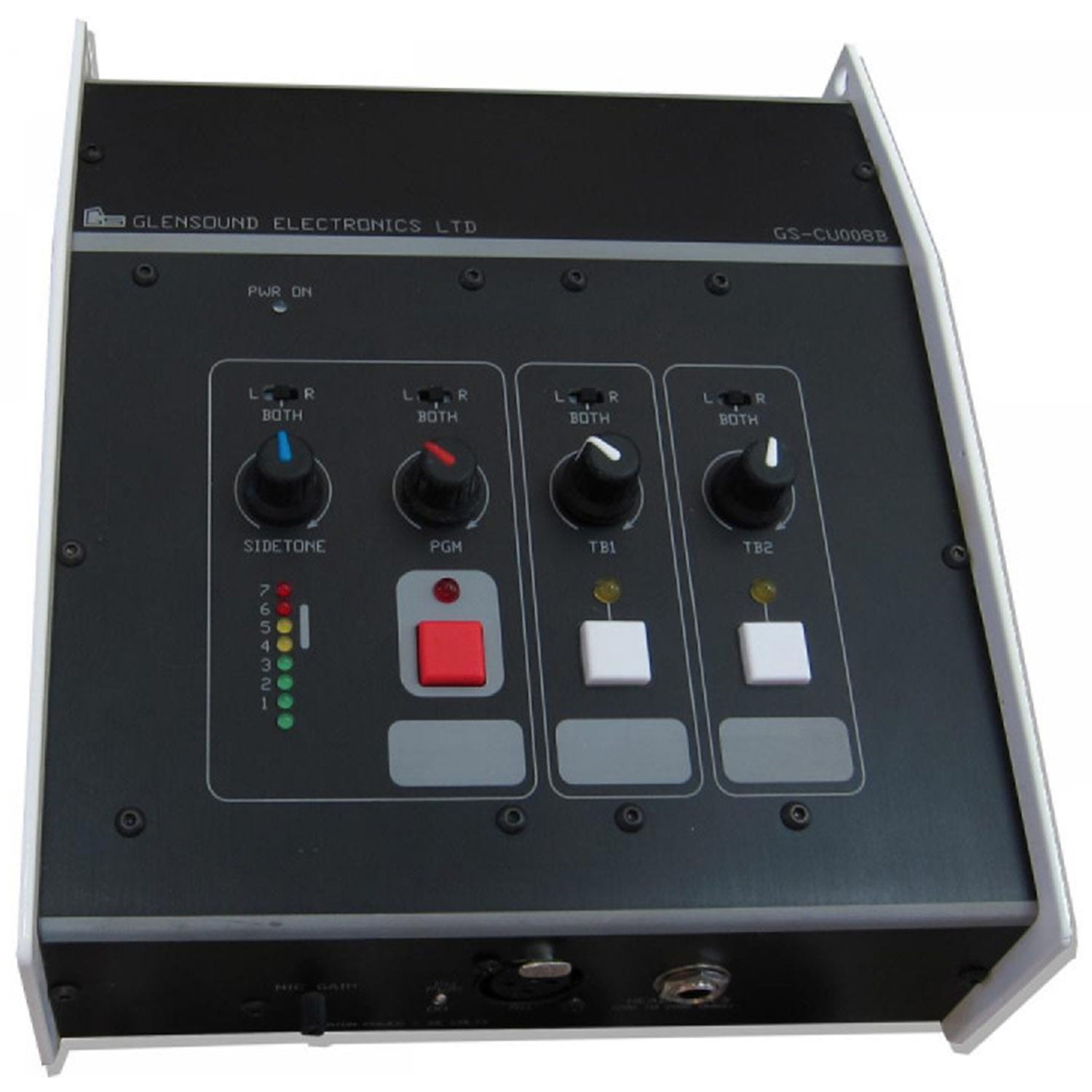 Glensound GS-CU008B - Single Commentators Box With Two Talkback Circuits