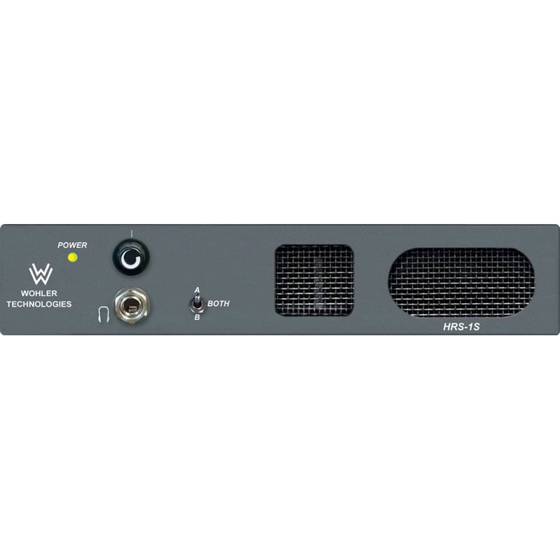 Wohler HRS-1S Half Rack 2-Channel Analog Audio Confidence Monitor