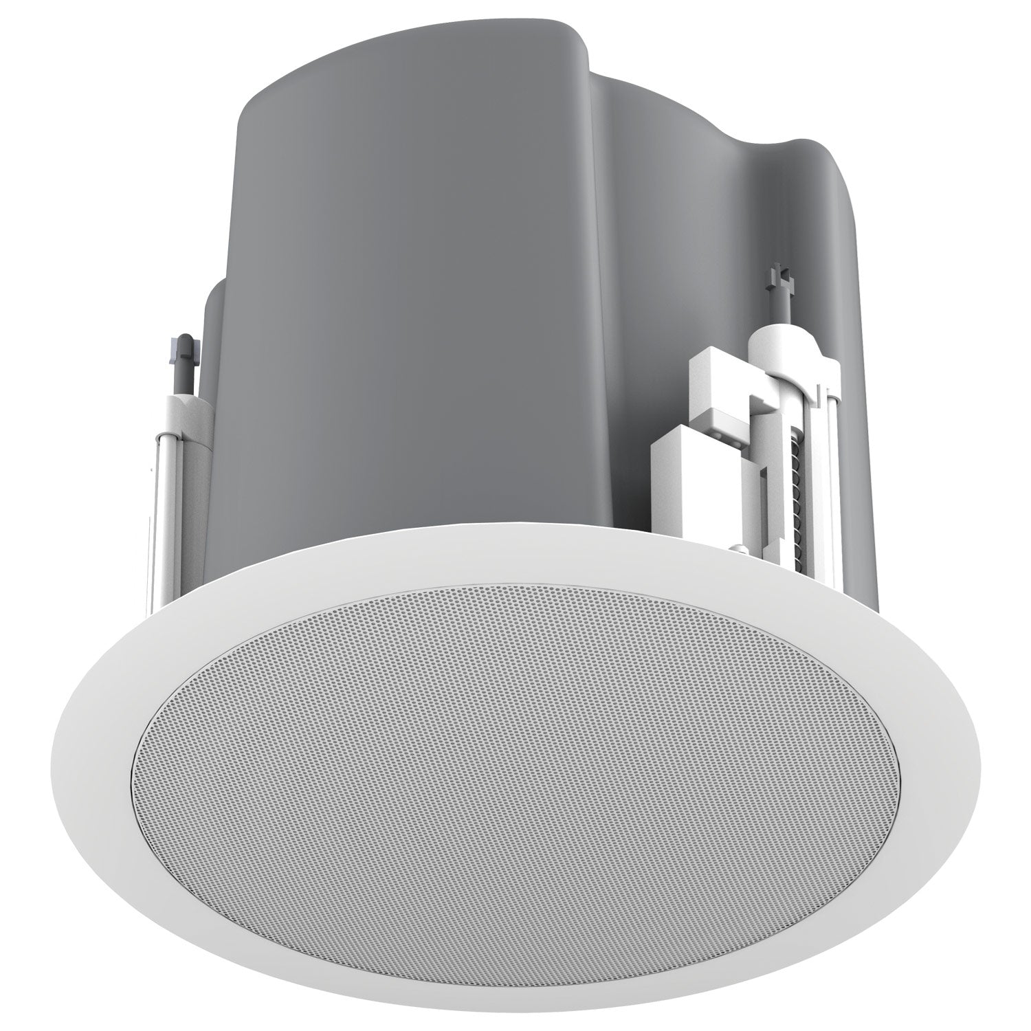 AtlasIED FAP63T-W - 6.5-Inch Coaxial In-Ceiling Loudspeaker with Transformer (White)