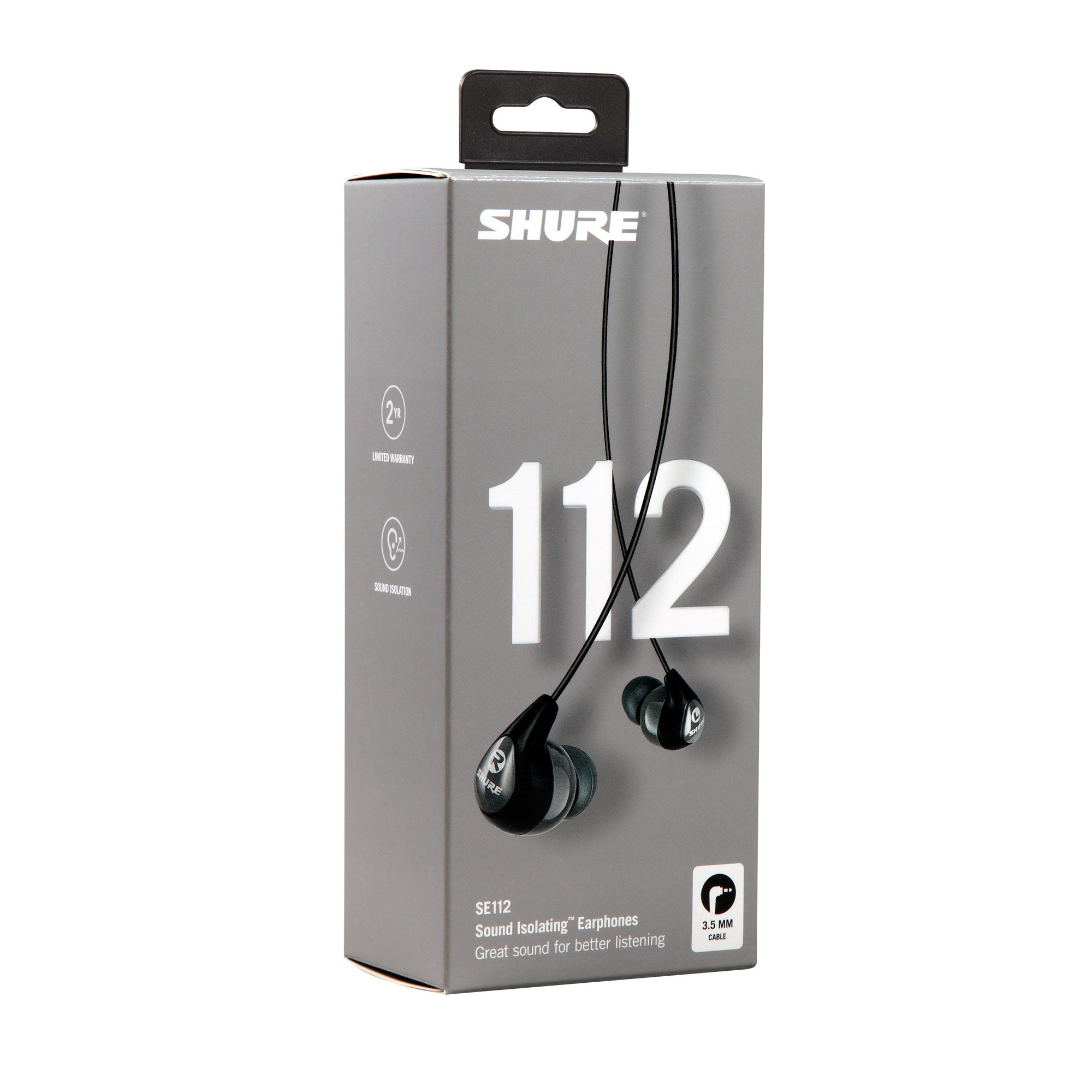 Shure SE112-GR Sound Isolating Earphones