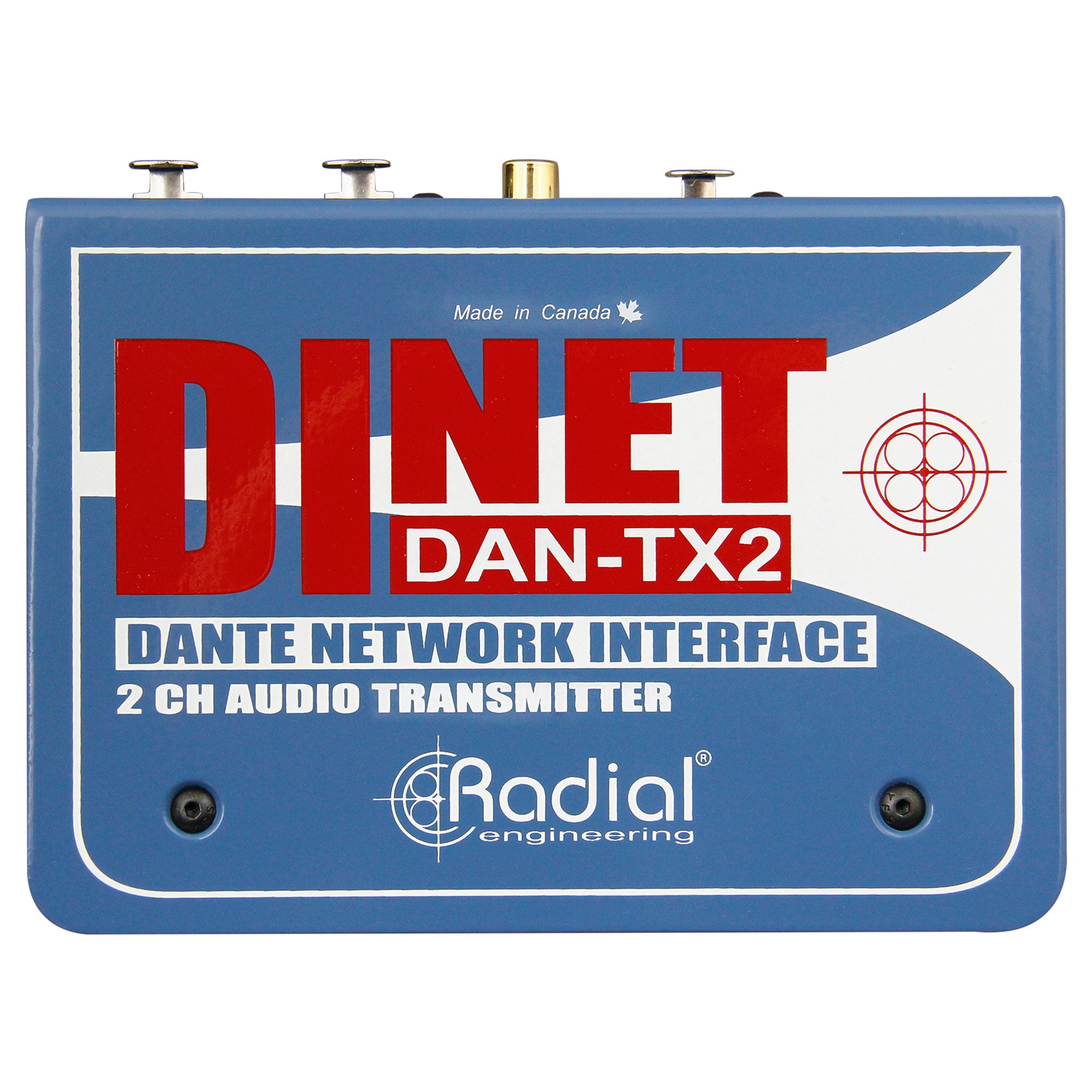 Radial Engineering DiNET DAN-TX2 - 2-Channel Dante Network Transmitter