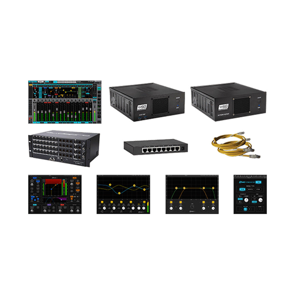 Waves eMotion LV1 / Extreme Server-C / 32-Preamp Stagebox / Axis One Bundle