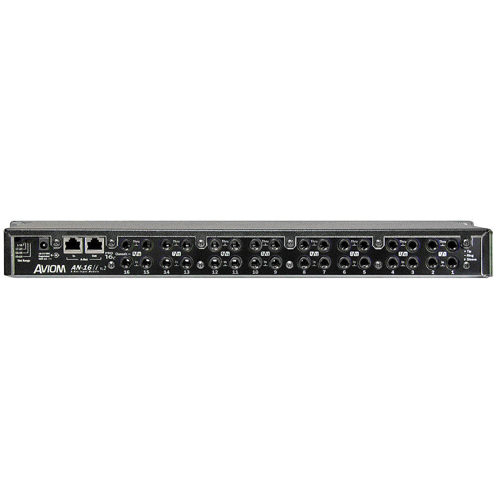 Aviom AN-16/I v.2 16 Channel Line Level Input Module for Pro16 System
