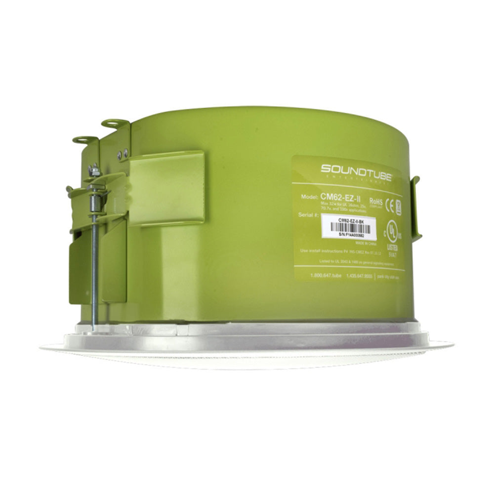 Soundtube CM62-EZ-II-WH - Two-Way 6.5-Inch In-Ceiling Loudspeaker (White)