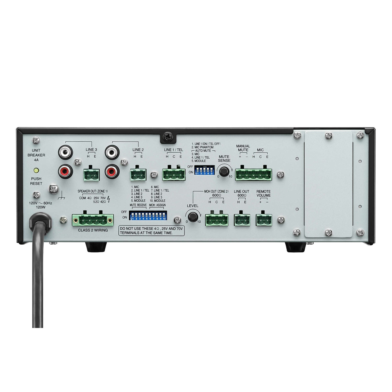 TOA BG-2120 - 5-Input 120-Watt Mixer Amplifier