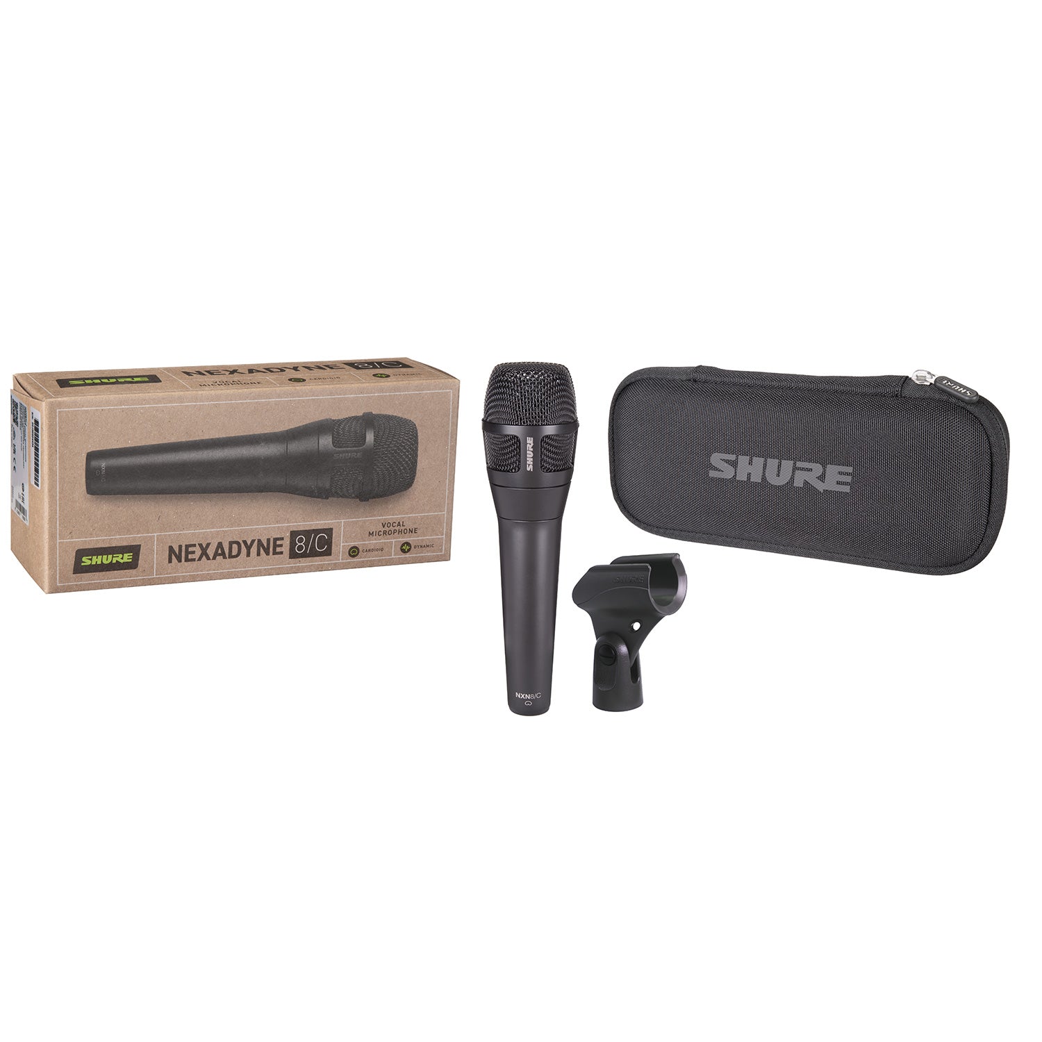Shure NXN8/C - Nexadyne Cardioid Handheld Dynamic Microphone (Black)
