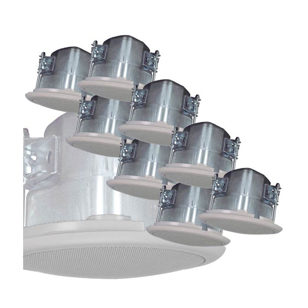 Soundtube CM31-EZ-WH MP - Full-Range 3-Inch In-Ceiling Loudspeaker (White / 8 Pack)