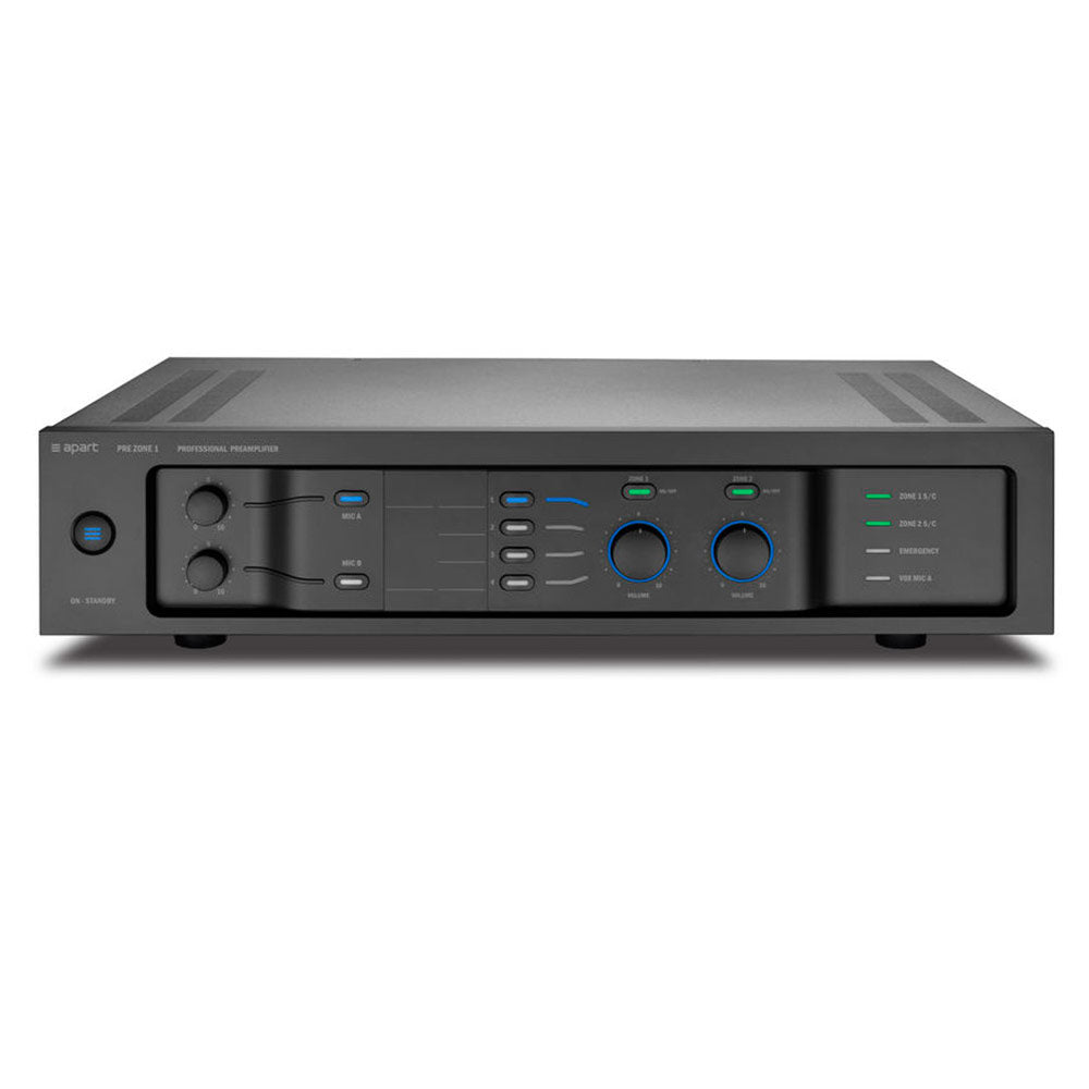 Biamp PRE-ZONE1 Stereo Preamp/2-Zone Mixer