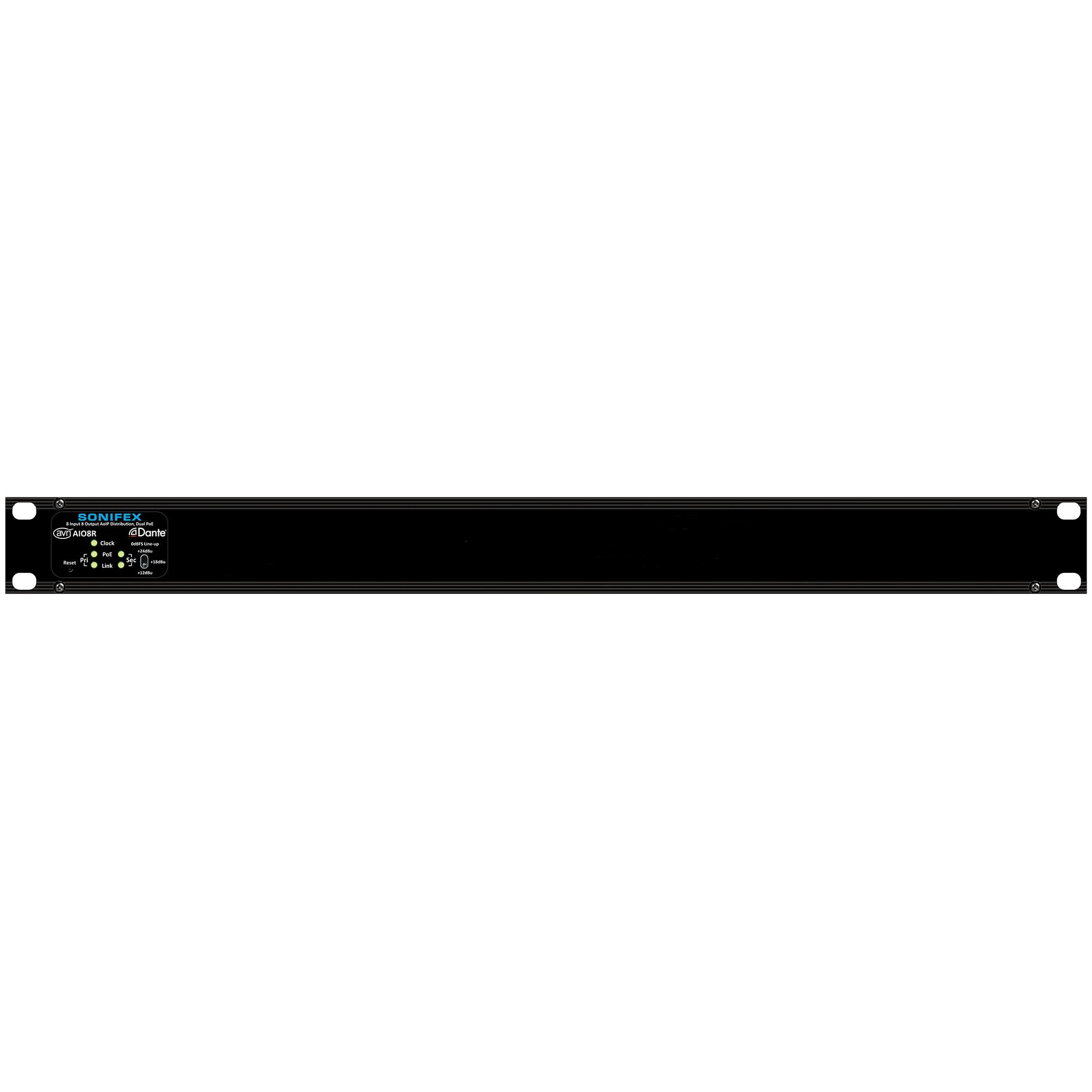 Sonifex AVN-AIO8R 8 Input, 8 Output, Dual Dante Interface, PoE