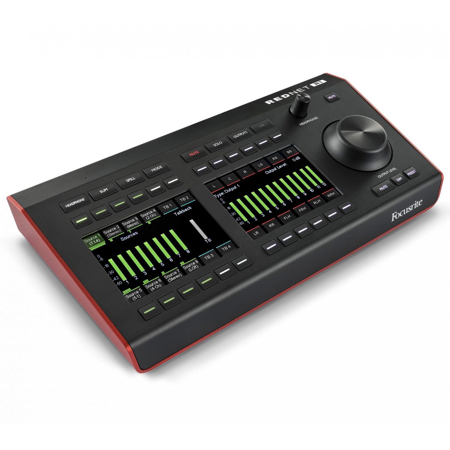 Focusrite RedNet R1 Dante, Pro Tools | HD and Thunderbolt Interface System with Monitor Controller