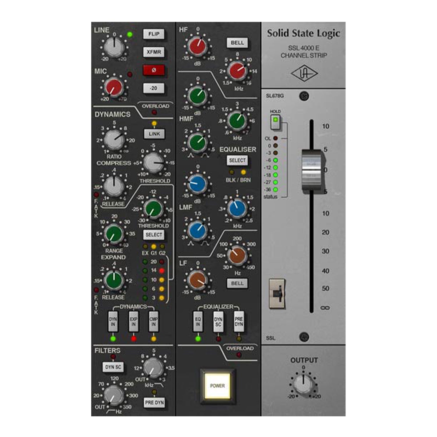 Universal Audio SSL 4000 E Channel Strip - Classic Channel Strip Plugin (VST/AU/AAX/UAD)