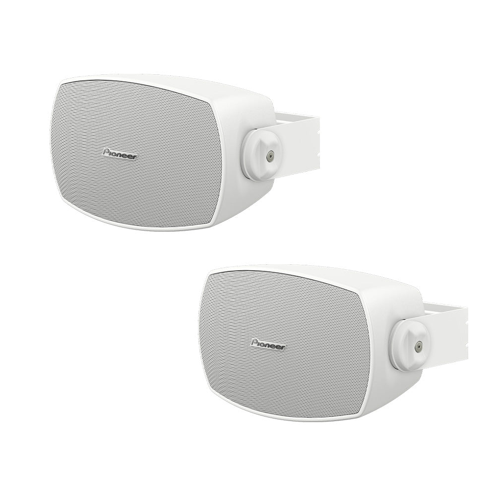 Pioneer CM-S54T - Two-Way 4-Inch Install Loudspeaker (White / Pair)