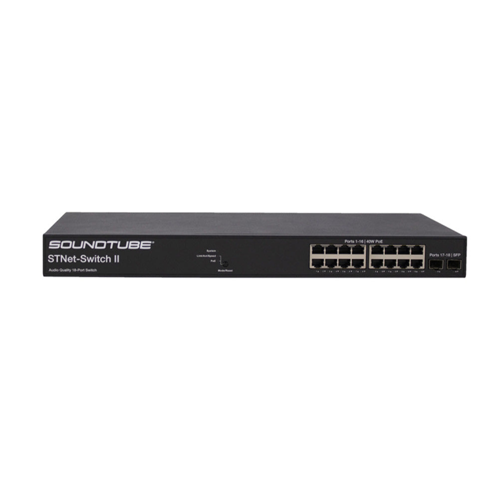 Soundtube STNET-SWITCH-II - 16-Port Audio Networking Switch