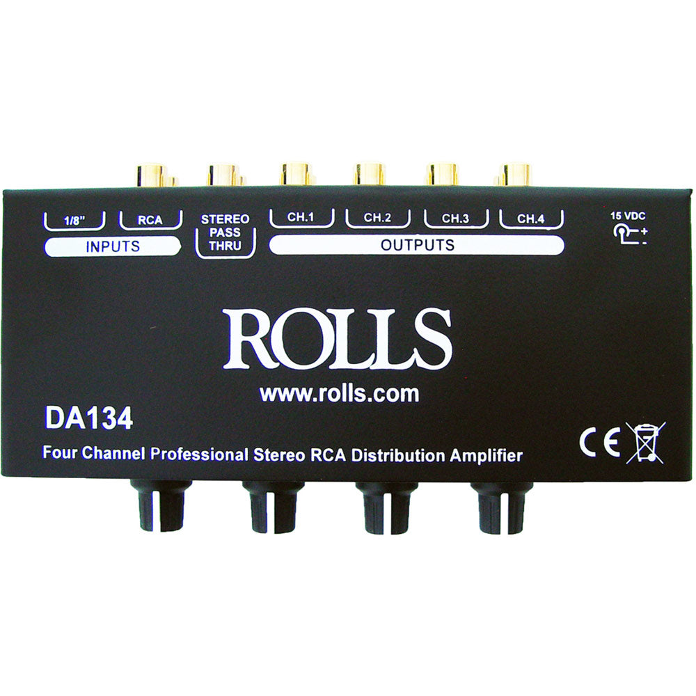 Rolls DA134 4 Way RCA Distribution Amplifier