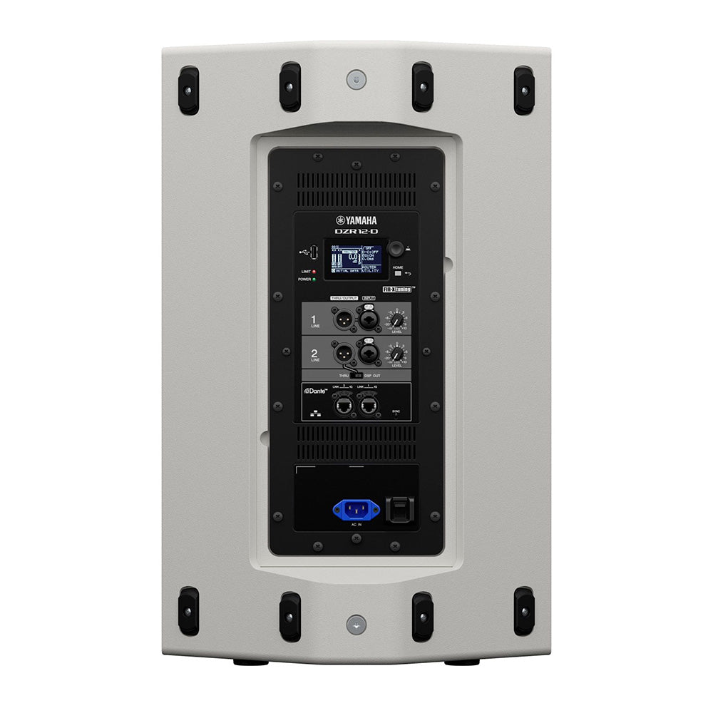 Yamaha DZR12-DW Active 2-Way 12-Inch Loudspeaker with Dante (White)