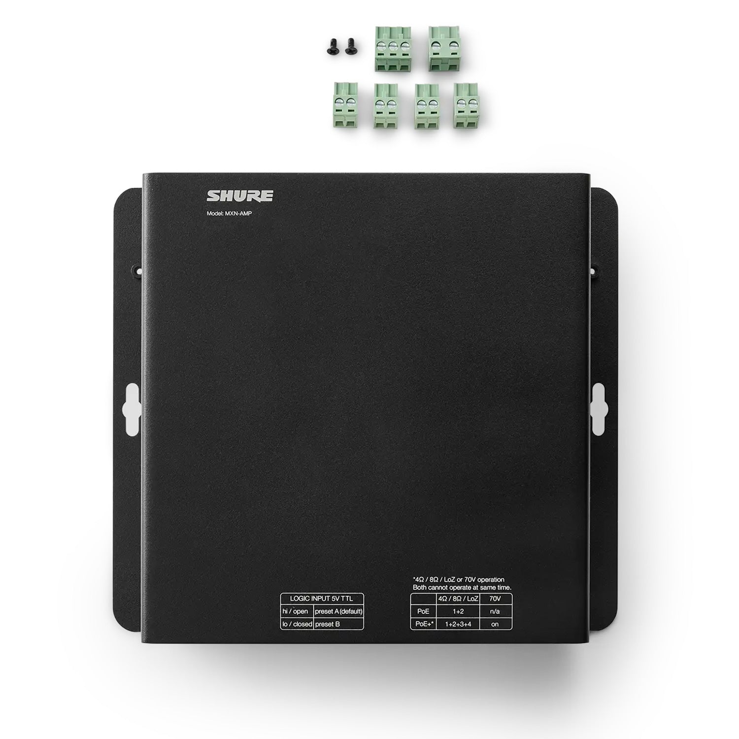 Shure MXN-AMP - PoE+ Powered Multichannel Amplifier for Microflex Systems