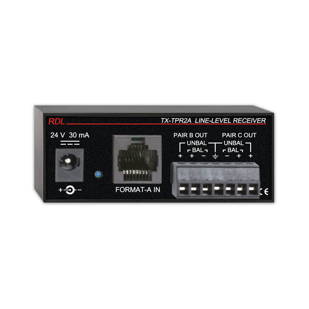 RDL TX-TPR2A Active Two-Pair Receiver - Twisted Pair Format-A