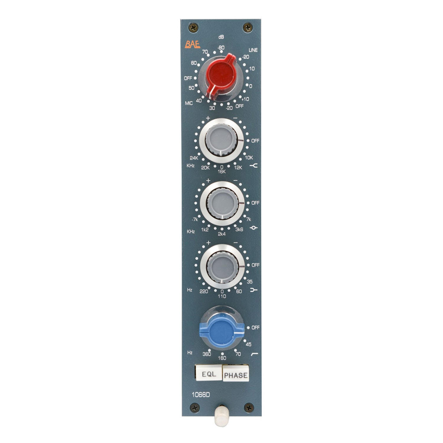 BAE 1066D Mic Preamp and Equalizer Module for Neve 10 Series