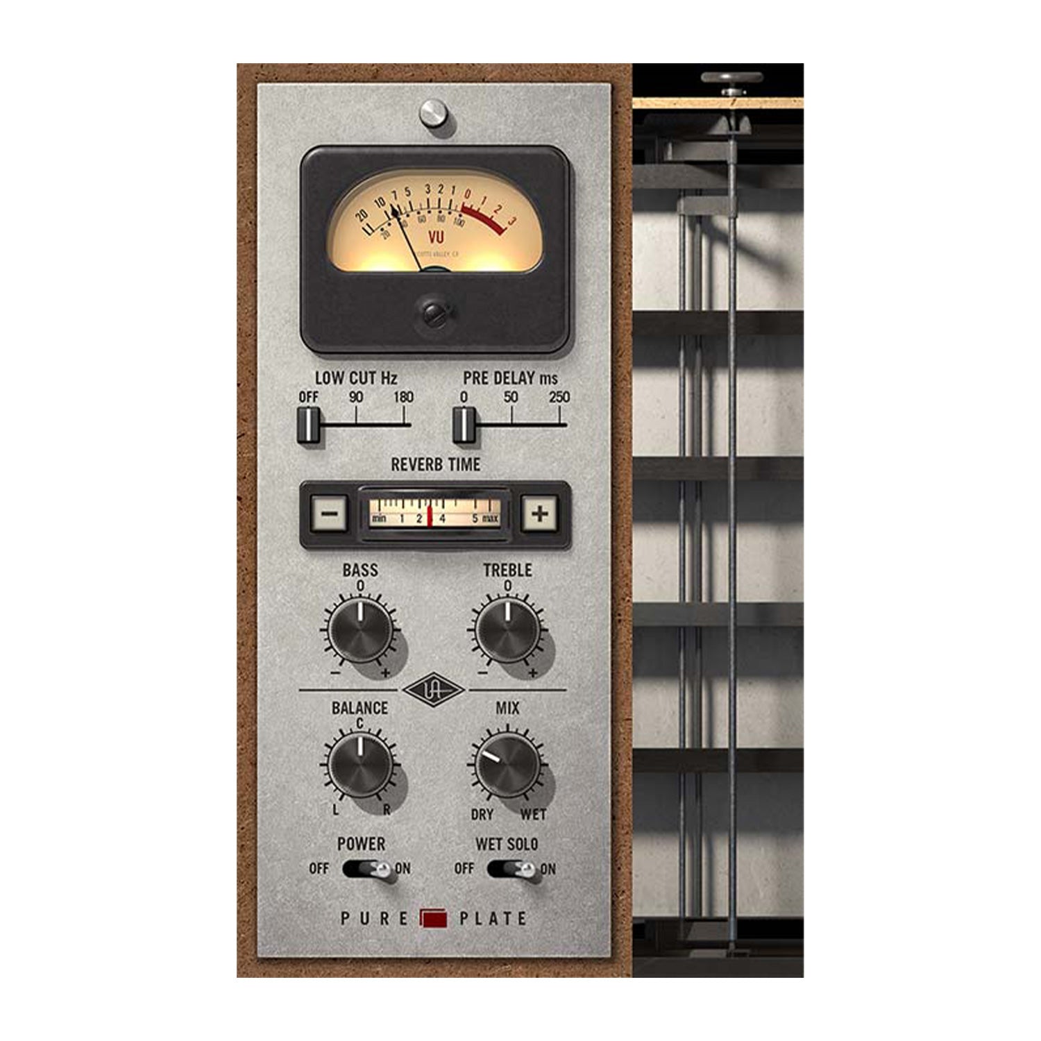 Universal Audio Pure Plate Reverb - Vintage Plate Echo Plugin (VST/AU/AAX / UAD or Native)
