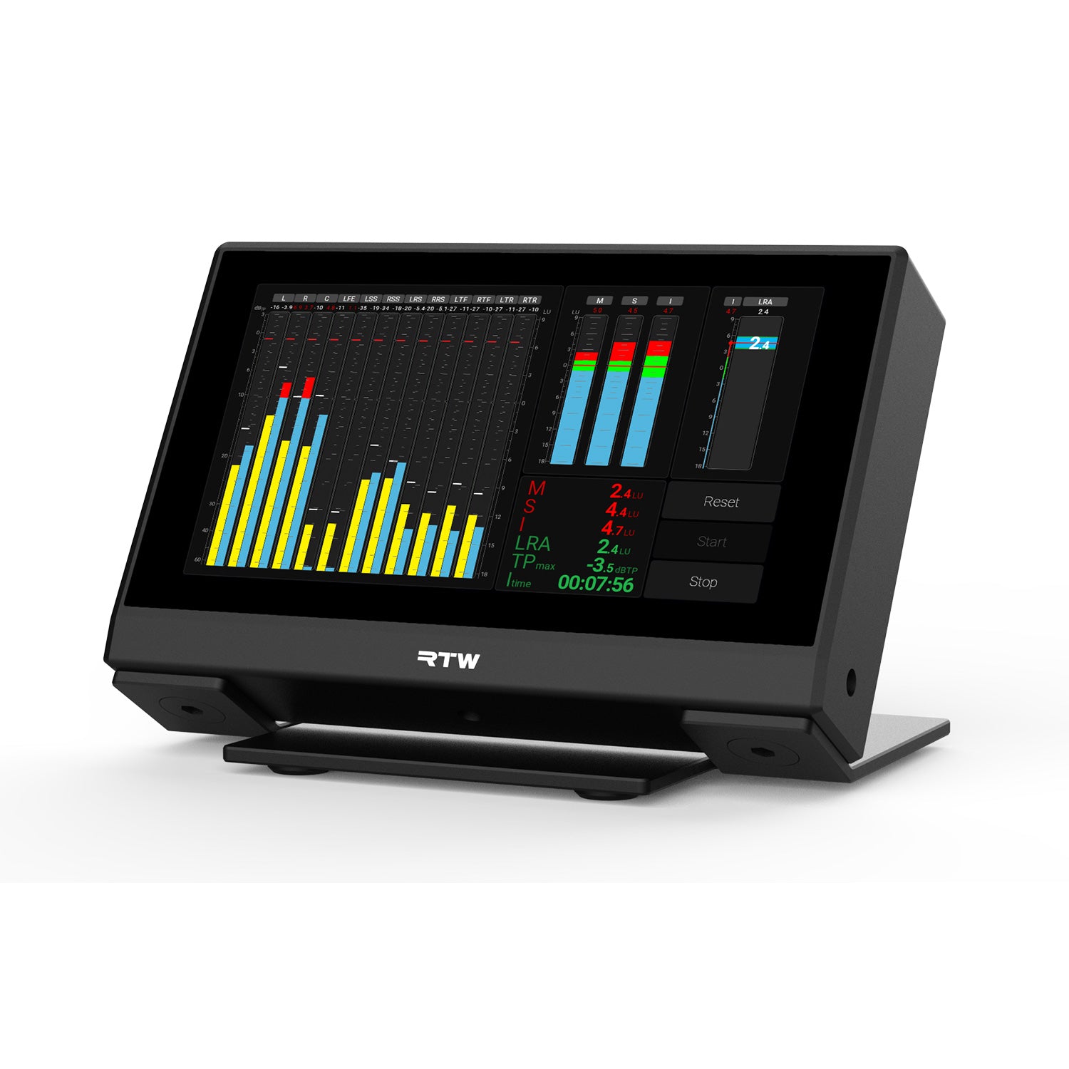 RTW TouchMonitor 5 - Audio Over IP Compact Loudness Meter (Ravenna)