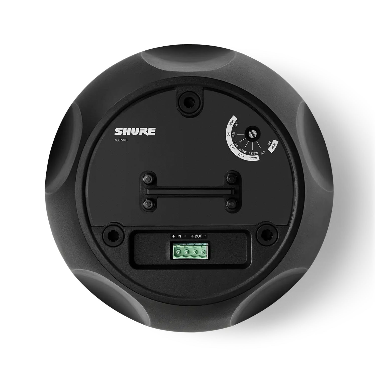 Shure MXP-6 - Pendant Passive Loudspeaker (Black)