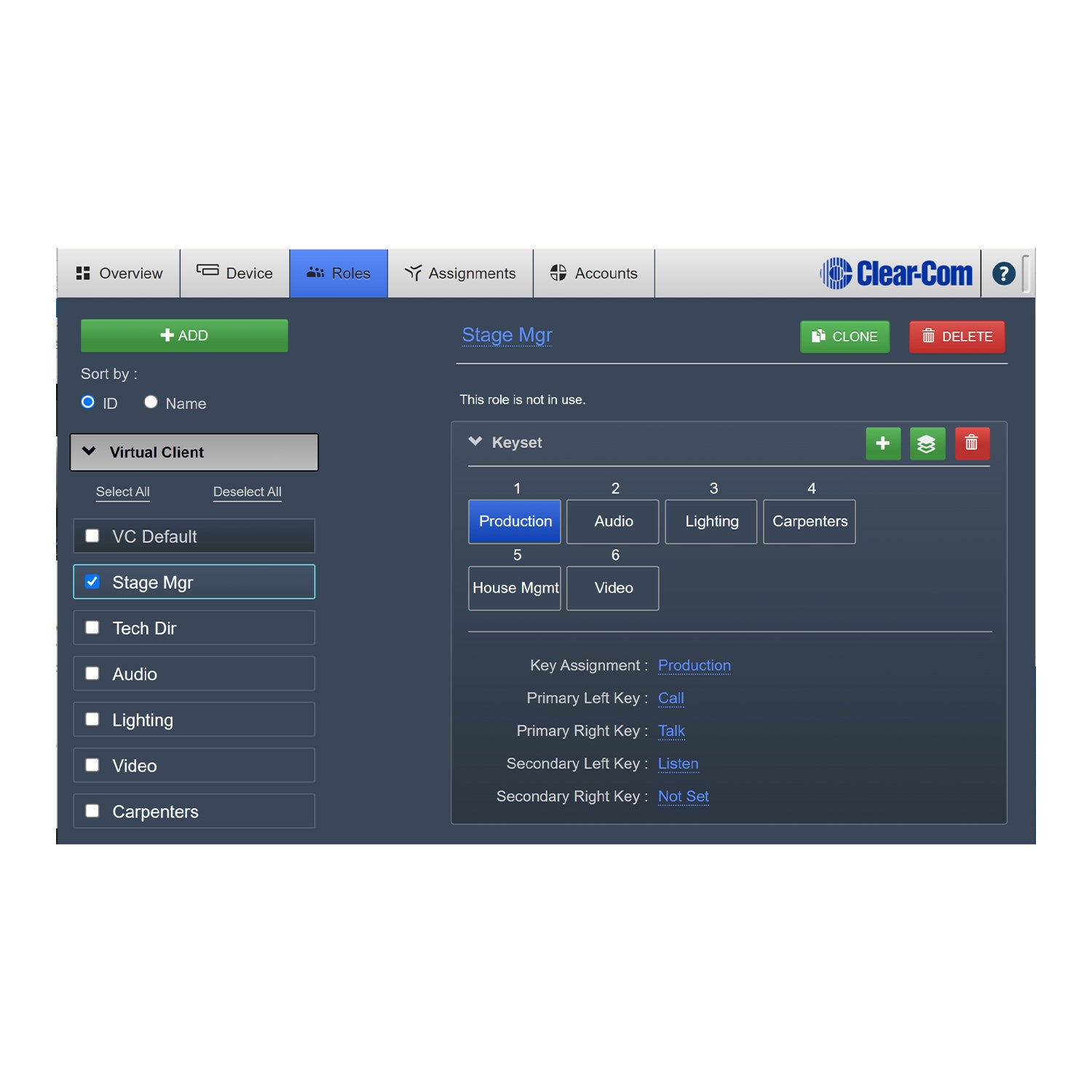 Clear-Com GEN-IC-PREM-4U-M - Virtual Intercom Premium Software License (4 Clients / 1 Month)
