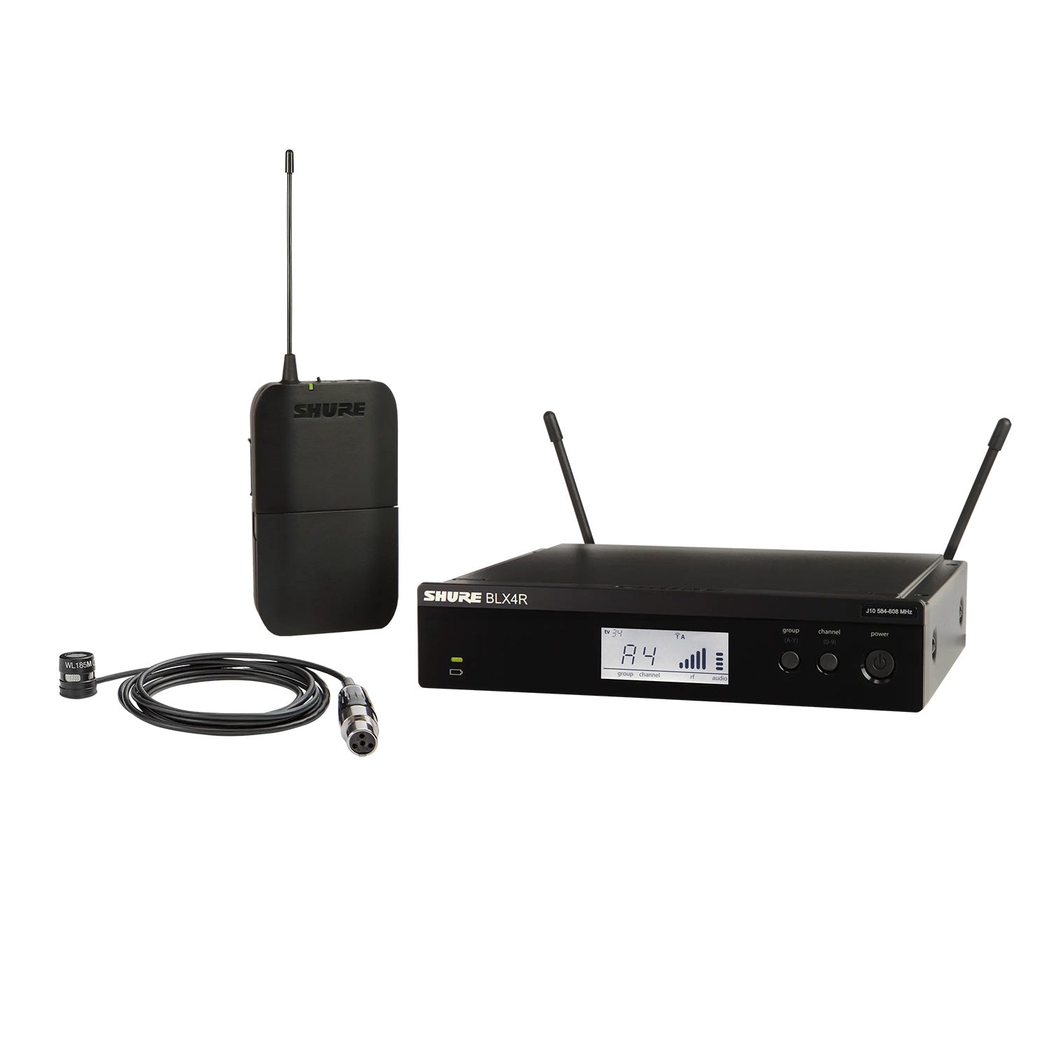 Shure BLX14R/W85M - Lavalier Wireless System (H9 Band - 512-542 MHz)