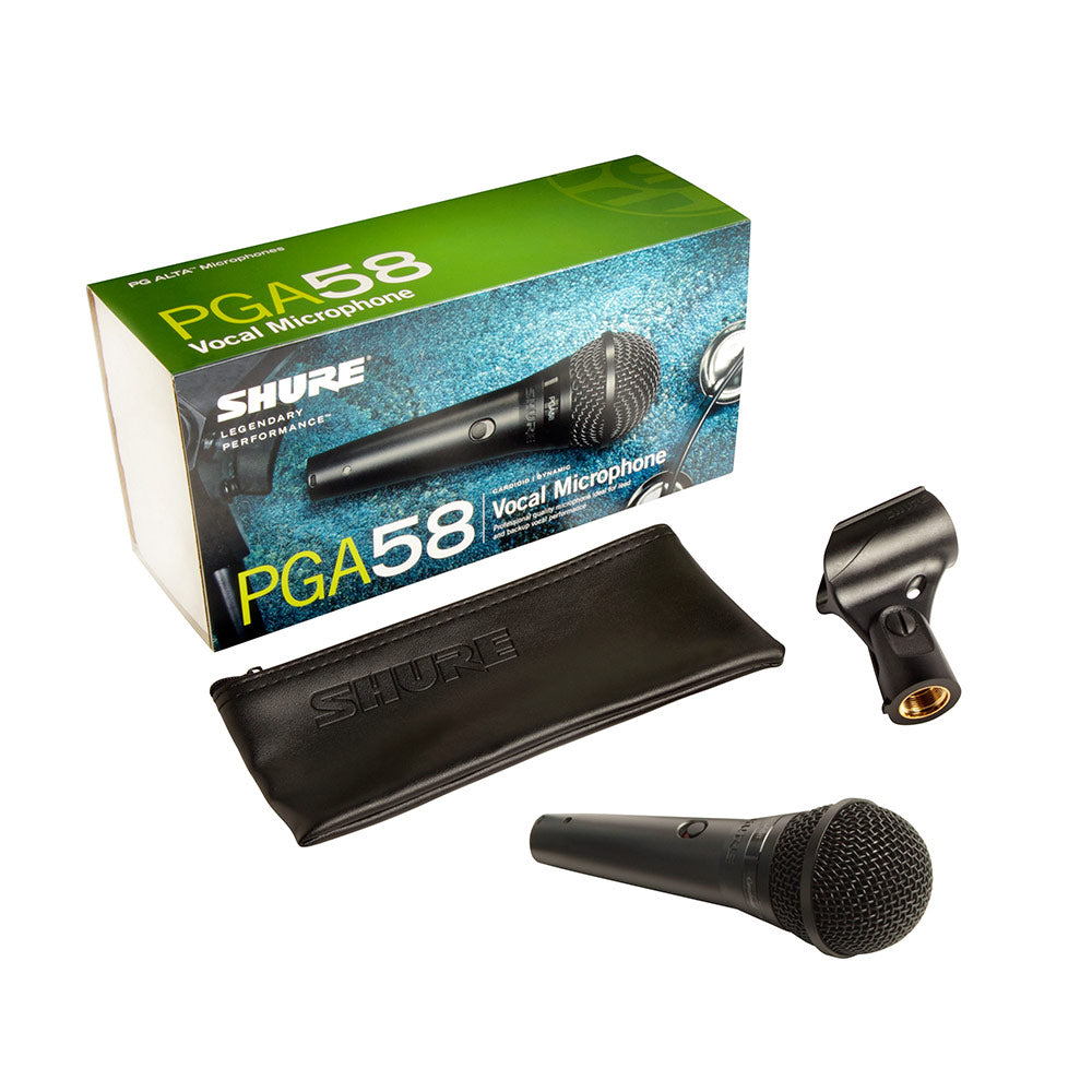 Shure PGA58-LC Cardioid Dynamic Vocal Microphone