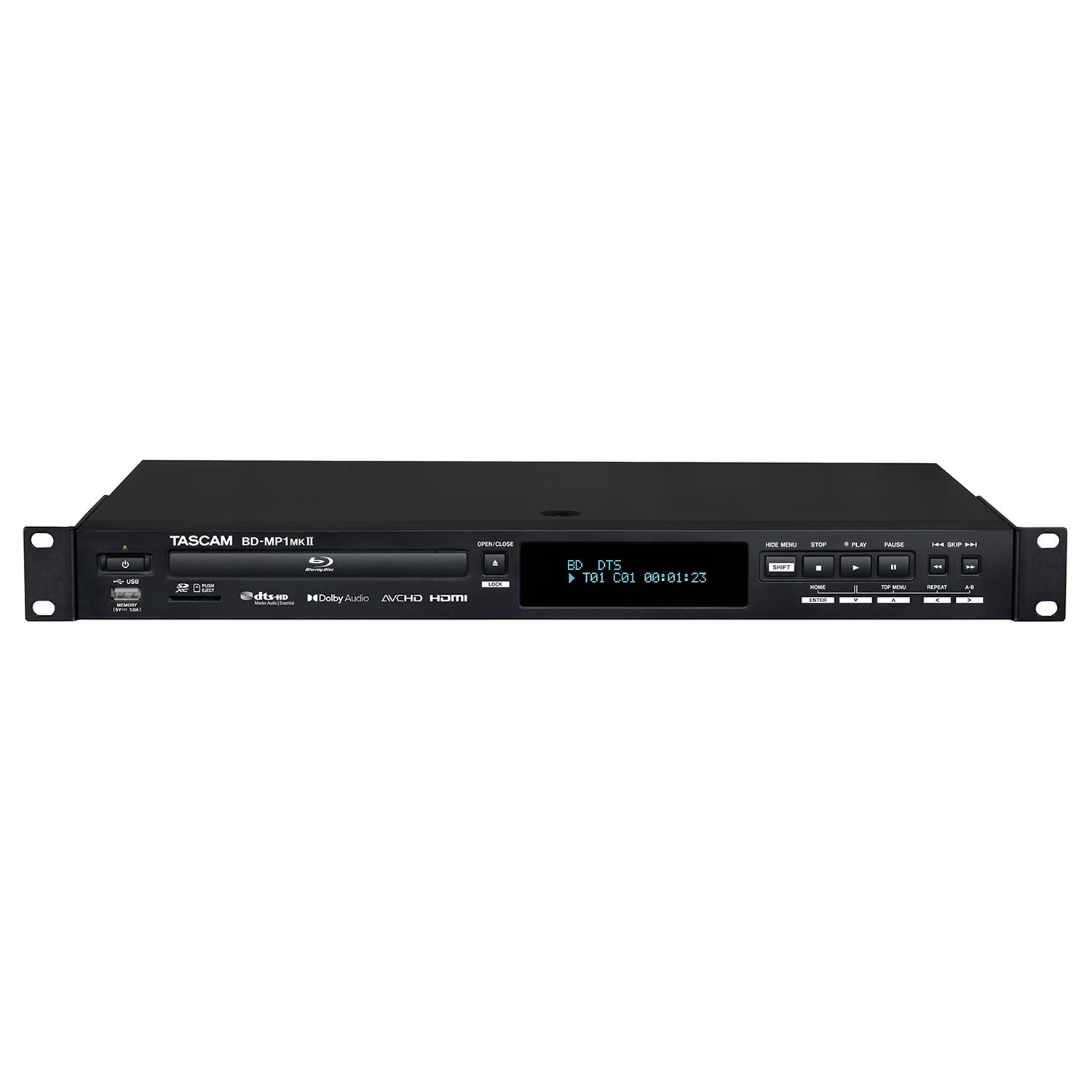 Tascam BD-MP-1MK2 - Professional Blu-Ray Player with SD / USB Playback