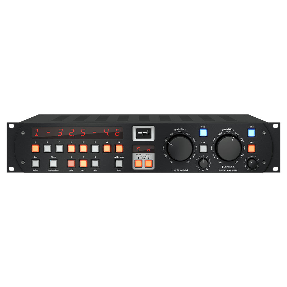 SPL Hermes - Mastering Router with Dual Parallel Mix (Black)