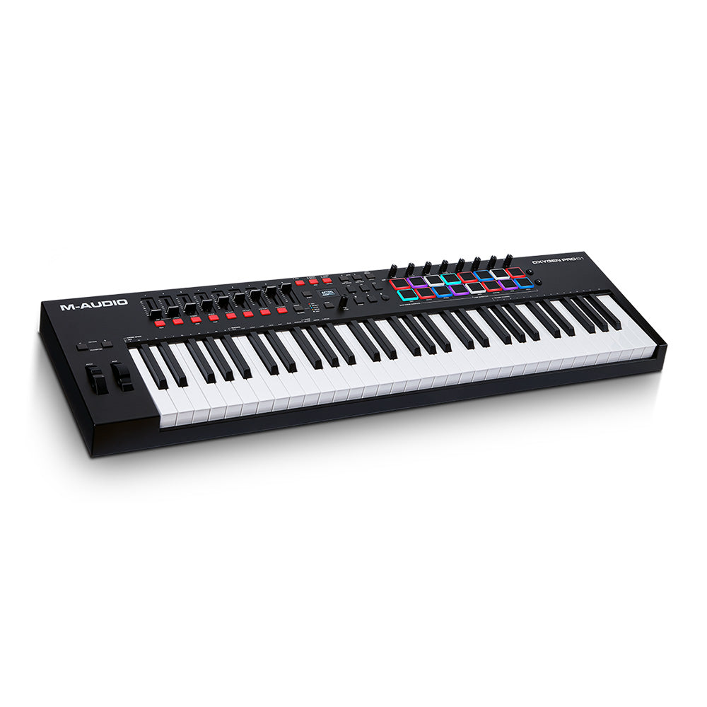 M-Audio Oxygen Pro 61 - 61-Key USB MIDI Controller with Smart Controls and Auto-Mapping