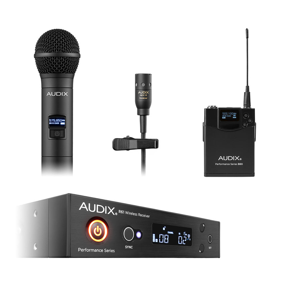 Audix AP61 OM2 L10 - Combo Wireless System (522 - 586 MHz)