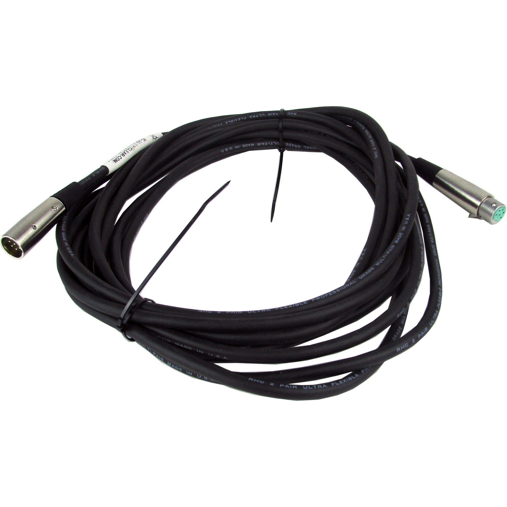 Clear-Com IC-50-2P - 2-Pair 6-Pin Intercom Cable (50 Foot)