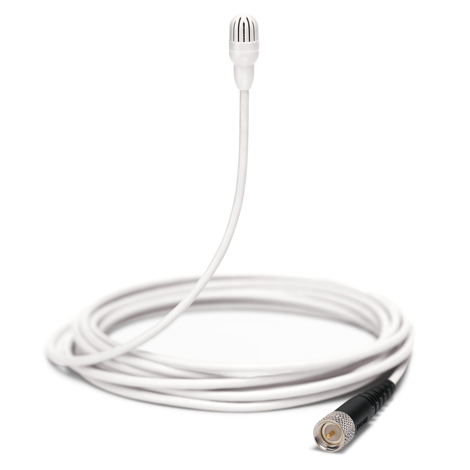 Shure TwinPlex TL47W/O-MDot-A Subminiature Lavalier Microphone (Low Sens, MDot, White)