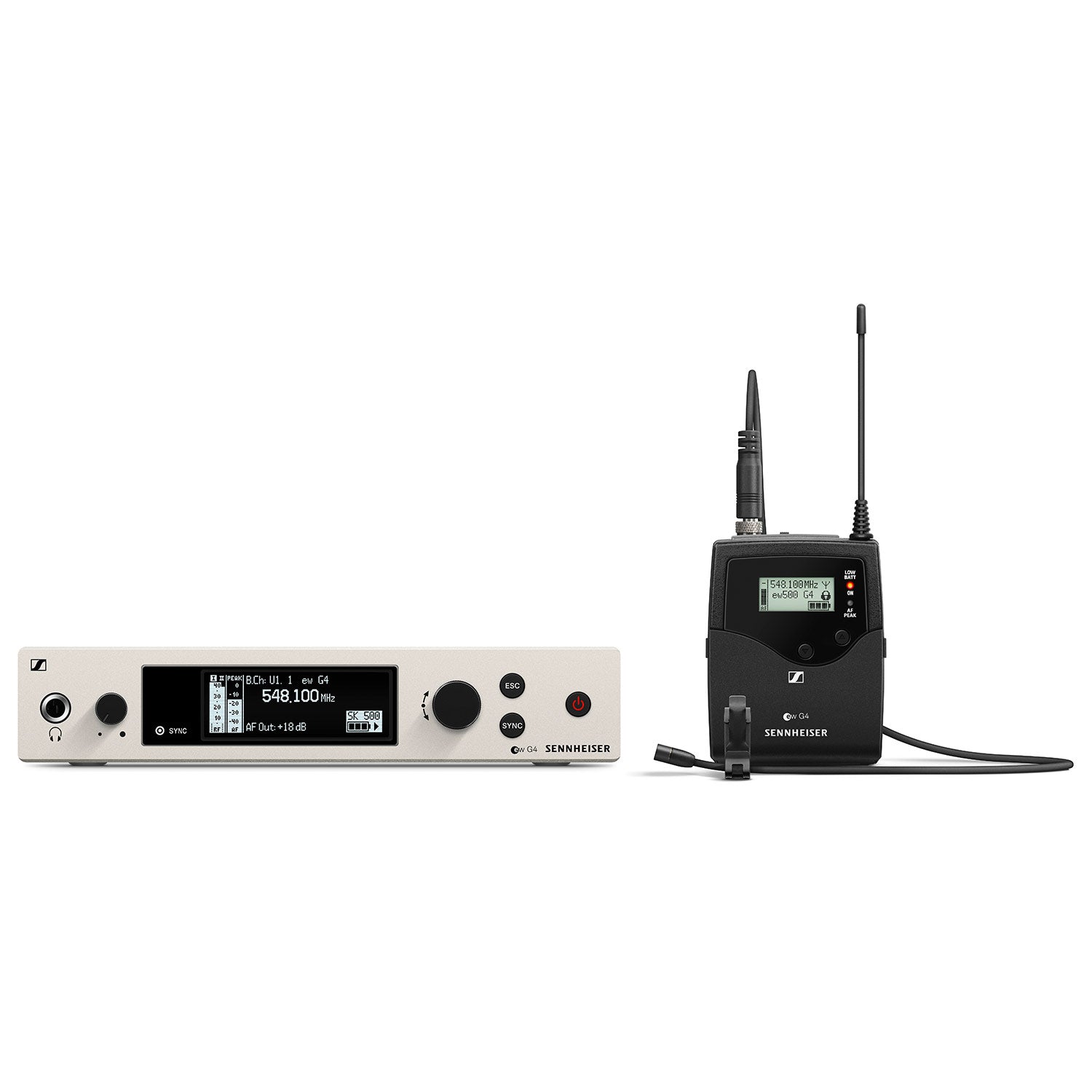 Sennheiser EW 500 G4-MKE2 Evolution Lavalier Wireless System (AW+ Band/470-558 MHz)