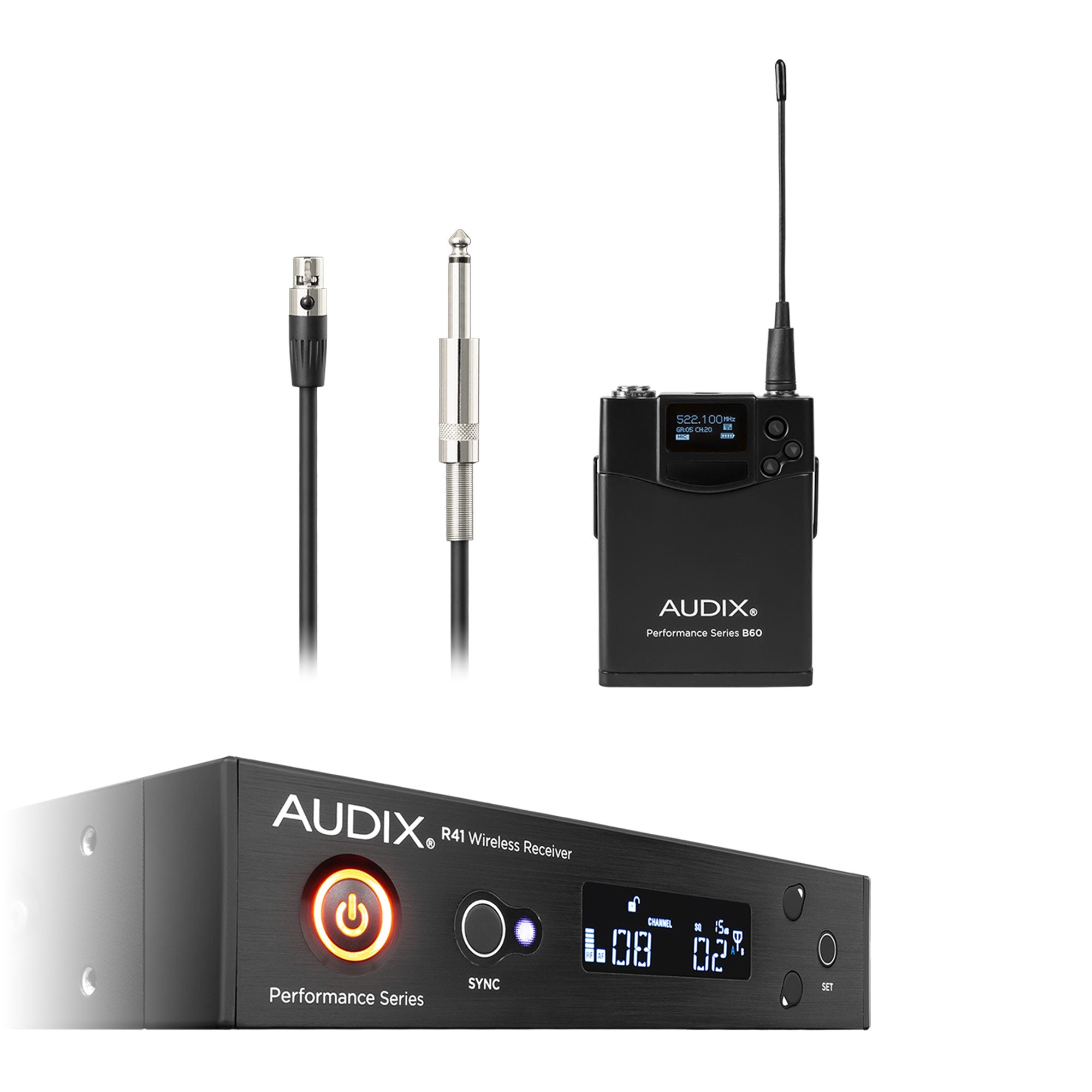 Audix AP41 GUITAR Instrument Wireless System (A Band / 522-554 MHz)